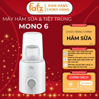  Máy hâm sữa và tiệt trùng FATZ BABY Mono 6 FB3001TN hâm thức ăn rã đông vừa với mọi bình sữa 
