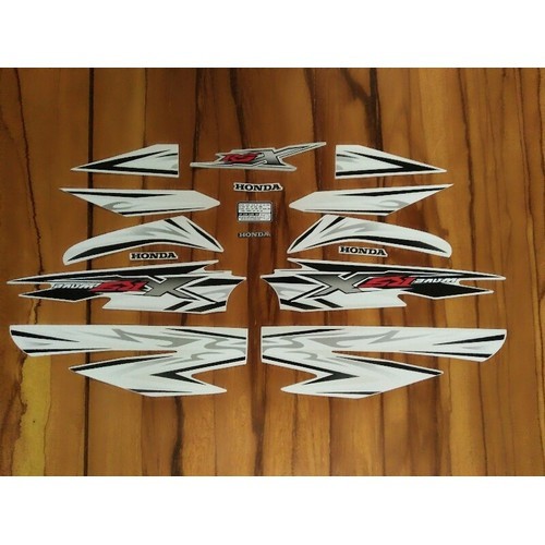 Bộ tem Wave RSX 110 2010 màu trắng MTS