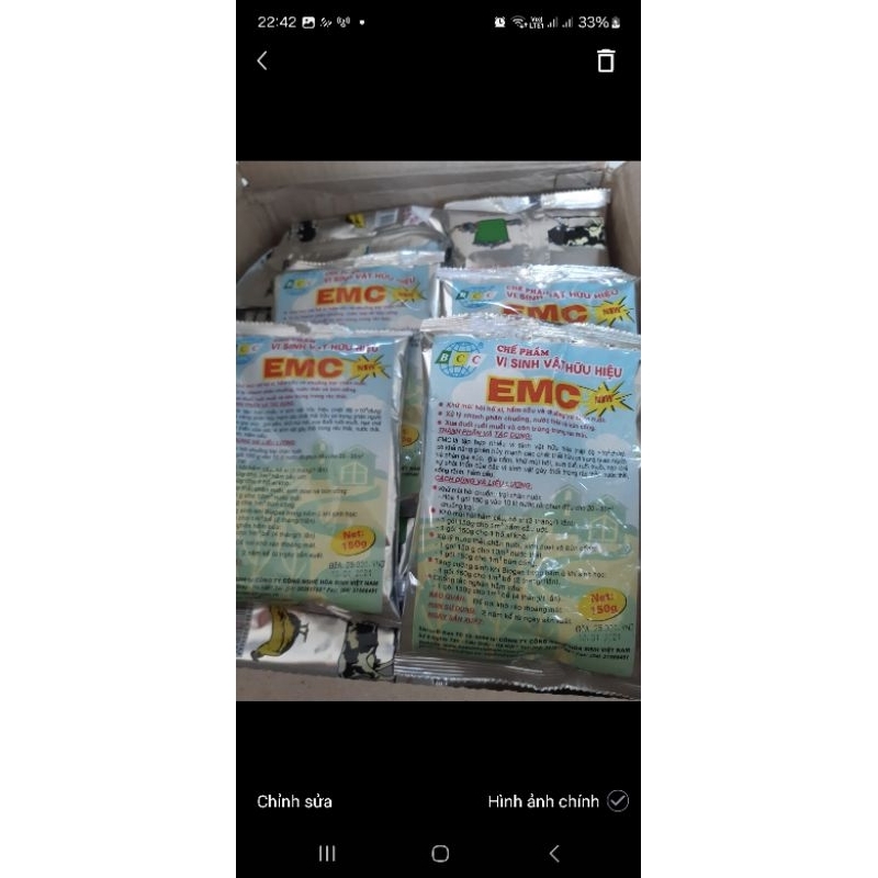 [hủy diệt] (mua 10 tặng 1)giá lẻ bằng sỉ chế phẩm vi sinh vật hữu hiệu EMC chính hãng