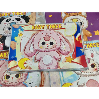Thảm chùi chân 3D hình baby three, labubu, capybara siêu hot, Thảm Vải Chống Trượt