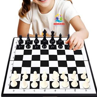 Cờ Vua Quốc Tế Có Nam Châm, Bàn Cờ Vua Gập Gọn 4 Hậu, Đồ Chơi Boardgame Chiến Thuật