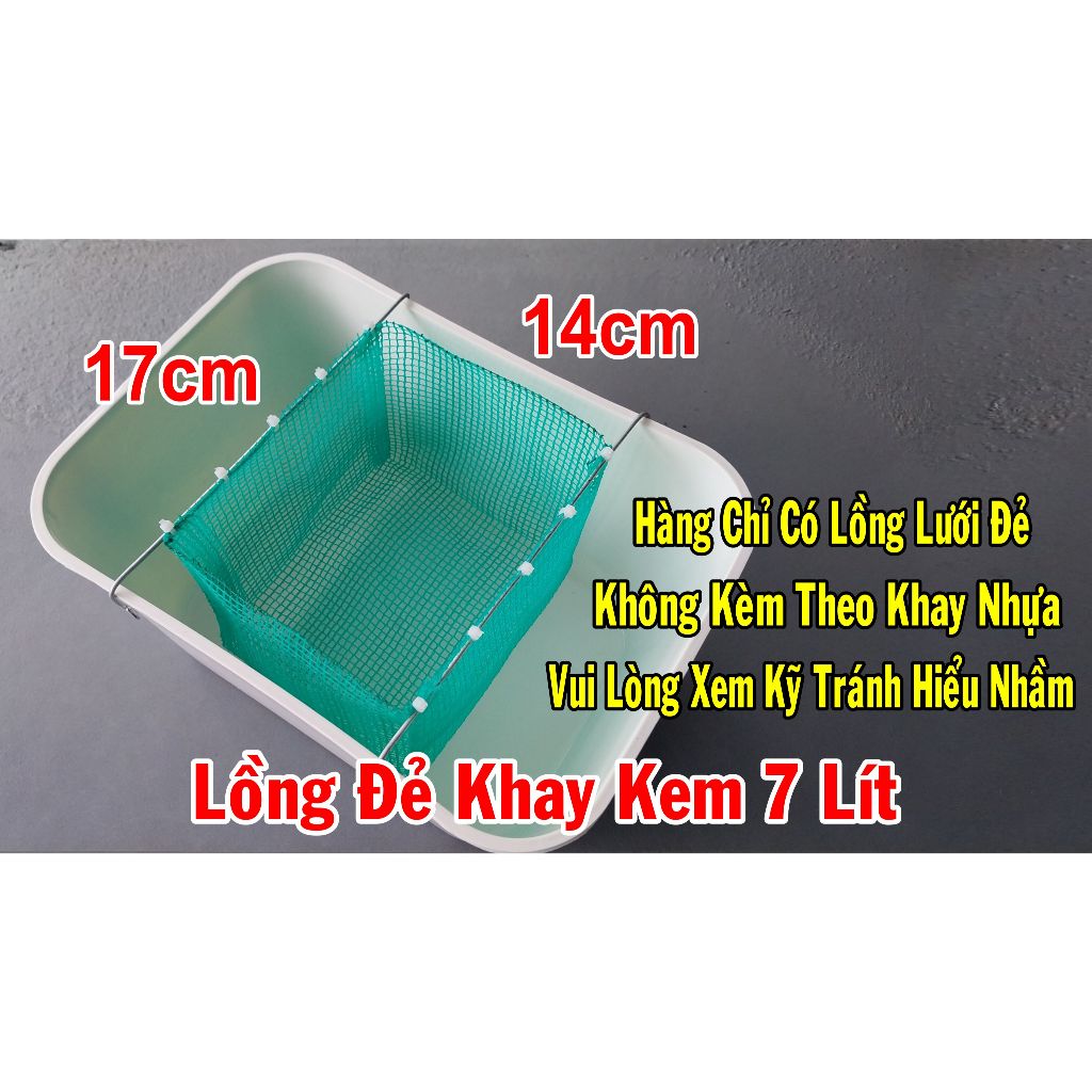 Lồng đẻ khay kem, lồng dưỡng cá size nhỏ