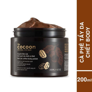 Tẩy Da Chết Cà Phê Đăk Lăk Cocoon 200ml (Body Polish)