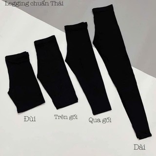 Quần legging Thái trơn