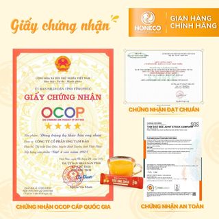 Đông trùng hạ thảo & sữa ong chúa Honeco – Hộp 30 gói