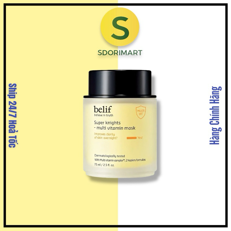 [Chính hãng] Mặt Nạ Ngủ Belif Multi Vitamin Mask Dưỡng Sáng, Cấp Ẩm
