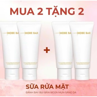   COMBO 4 TUÝP  Sữa Rửa Mặt Làm Sáng Da HOBEBAR Giúp Làm Sạch Sâu Kiểm Soát Dầu Da Nhạy Cảm 50ml 