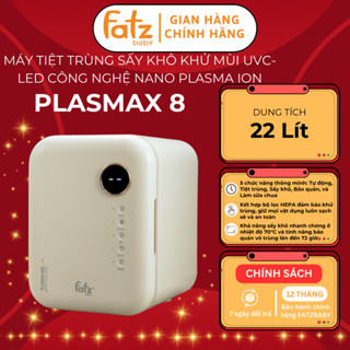 Máy tiệt trùng sấy khô khử mùi UVC-LED công nghệ Nano Plasma Ion FATZ BABY PLASMAX 8 FB4801CM 22 lít