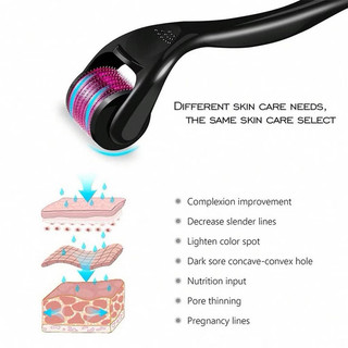Kim Lăn Tay Tím Derma Roller 540 Đầu Kim Chuyên Dụng Đủ Size Cho Spa (Hàng Loại 1 Có Hộp Vô Khuẩn)