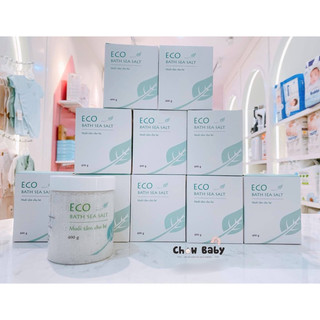 Muối Tắm Thảo Dược ECO 400g hoà nước tắm cho trẻ từ sơ sinh