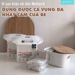 Khăn khô đa năng Mother-K Hàn Quốc cao cấp bịch 160 tờ