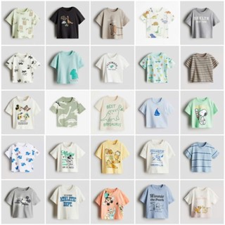 Áo phông thun cotton áo cộc tay hè bé trai HM Auth ( link 1 )