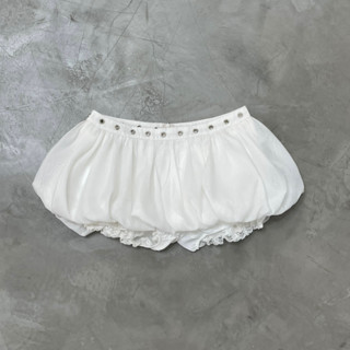 (Có quần) Chân váy bí siêu bồng bềnh cạp trễ, xoè dáng ngắn chiết eo, tôn dáng - SNOWY SKIRT by Feiin