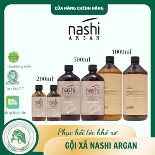LẺ DẦU GỘI HOẶC DẦU XẢ NASHI ARGAN 200ML - 500ML - 1000ML