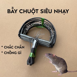 GIÁ TẠI XƯỞNG - Bộ 5 Bẫy Chuột Bán Nguyệt Siêu Nhạy, khung sắt chắc chắn, lò xo bật mạnh, hàng loại 1