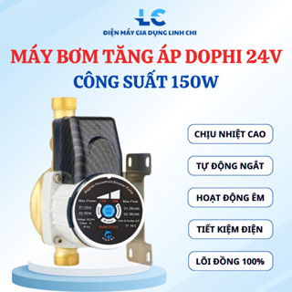Máy Bơm Tăng Áp Mini Tự Động 24V 150W Tăng Áp Nóng Lạnh Vòi Sen Máy Giặt Bình Thái Dương Năng Máy Bơm Trợ Lực Nước 24V