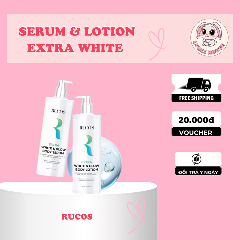[RUCOS] KEM DƯỠNG TRẮNG BODY - EXTRA WHITE & GLOW) date 21/09/2025