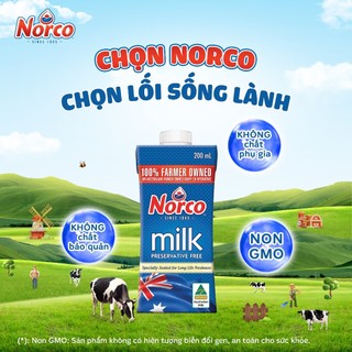 [4 Thùng] Sữa Tươi Siêu Cao NORCO Nhập Khẩu Úc Cung Cấp Protein Canxi Tăng Cao Tăng Cân