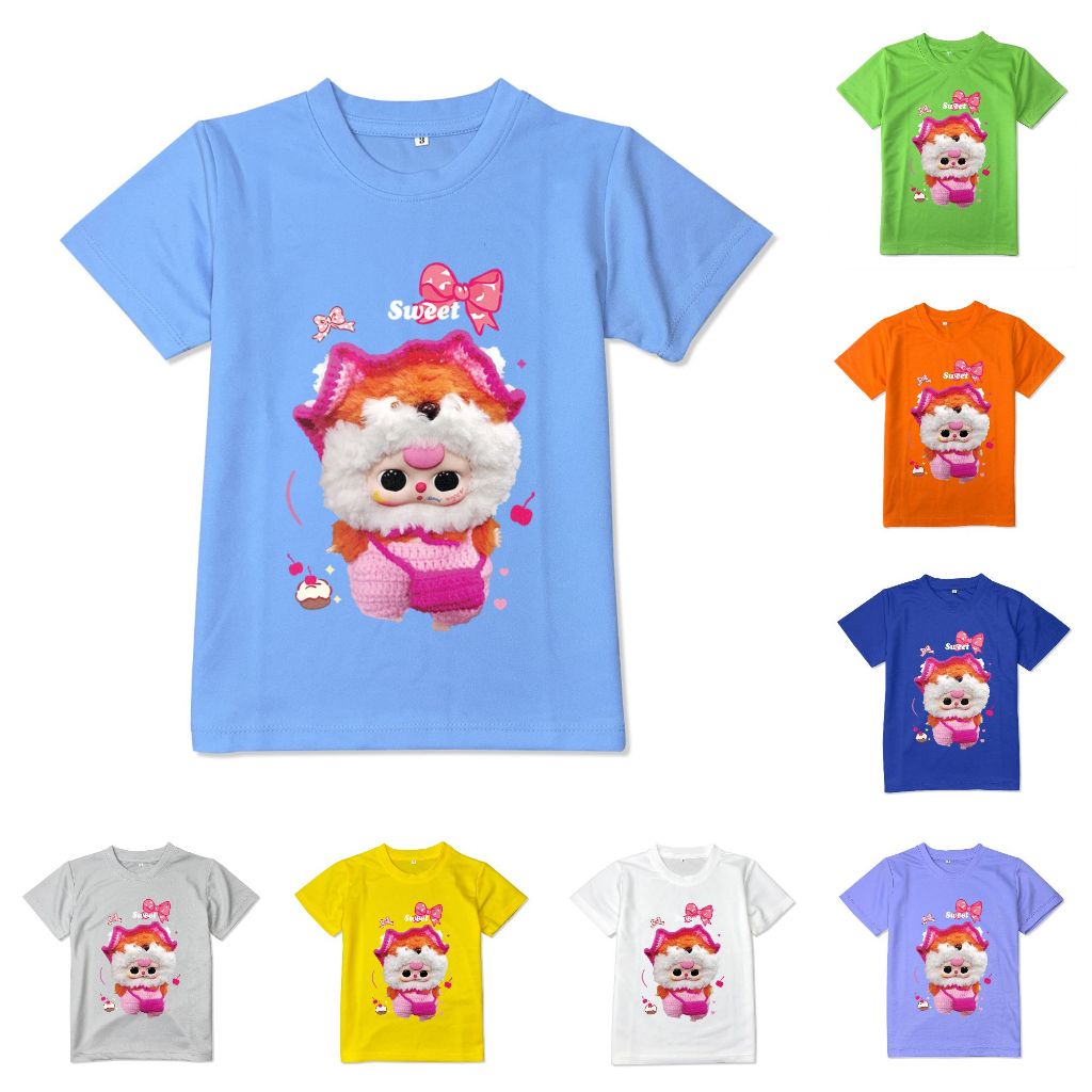Áo thun trẻ em Baby Three BB9, chất poly thái mặc mát co dãn tốt, có size lớn từ 7-95kg