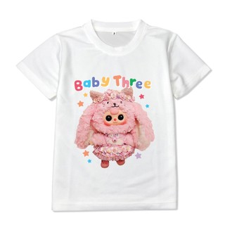 Áo thun trẻ em Baby Three BB10, chất poly thái mặc mát co dãn tốt, có size lớn từ 7-95kg