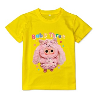 Áo thun trẻ em Baby Three BB10, chất poly thái mặc mát co dãn tốt, có size lớn từ 7-95kg