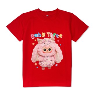 Áo thun trẻ em Baby Three BB10, chất poly thái mặc mát co dãn tốt, có size lớn từ 7-95kg