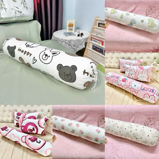 Vỏ Gối Ôm Cotton Đũi Sơ Đậu Nành Thoáng Mát 35x100cm Hoạ Tiết Sắc Nét