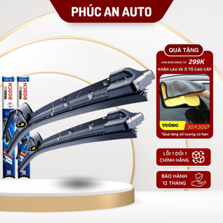 Cần gạt mưa ô tô Bosch cao cấp không xương thân mềm móc U