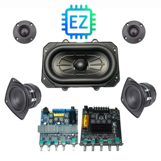 Combo tự ráp loa mạch TB21/Gemaudio 2.1 + sub, midtreble boombox 3 + treble lụa kèm tụ