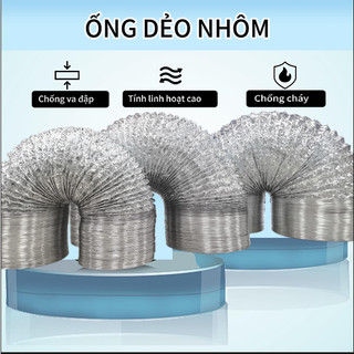 Ống Nhôm Một Lớp – Nhẹ, Dẻo Dai, Hiệu Quả Thông Gió