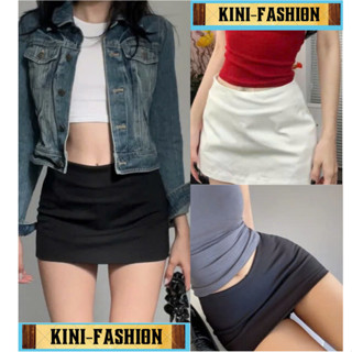 Chân váy cạp trễ form ngắn chất liệu cotton lạnh lót lụa KINI-FASHION.