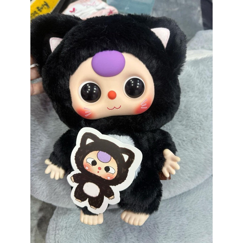 mèo bb3, baby three đen lé 400%