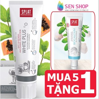 Kem đánh răng SPLAT White Plus Professional kđr splat Nga giảm ố vàng răng giữ hơi thở thơm mát KĐR CHÍNH HÃNG NGA 100ml