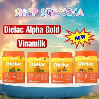 (Mẫu mới)Sữa bột Vinamil Dielac Alpha Gold 1 2 3 4 800gr và 1.4kg