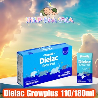 Sữa pha sẵn Dielac Growplus 110ml/180ml (Sữa non thùng 48 hộp)