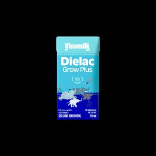 Sữa pha sẵn Dielac Growplus 110ml/180ml (Sữa non thùng 48 hộp)