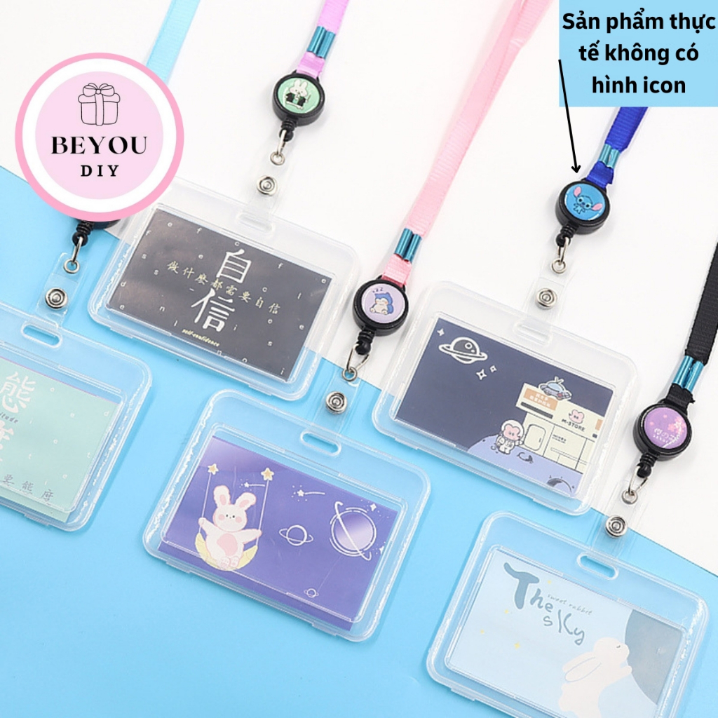 Dây Đeo Thẻ Kèm Bao Đựng Cho Học Sinh, Dây Đeo Thẻ Ngang Cho Sinh Viên - BEYOU