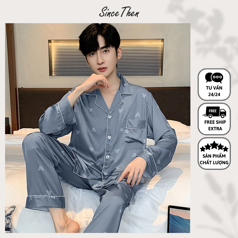 Đồ ngủ pijama nam, đồ pijama nam dài tay mặc nhà cao cấp - Since Then