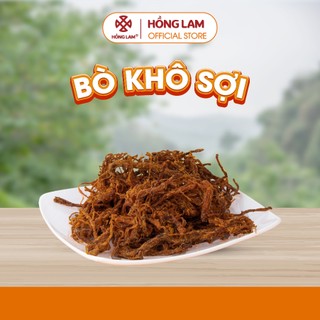  Bò khô  sợi  Đặc Biệt Hồng Lam Gói. Hương vị thơm cay ngọt 