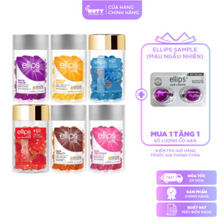 Serum Dưỡng Tóc Ellips Hair Vitamin Moroccan Oil & Hair Vitamin Japanese (50 viên/hũ)