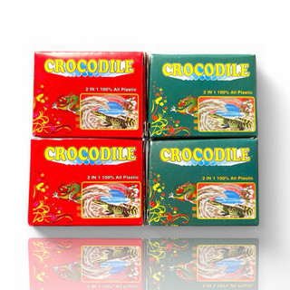 Thùng bài tứ sắc cá sấu VIP ( 100 bộ )