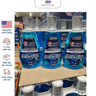  Nước súc miệng Crest date 1 2027 ngăn chặn mảng bám giúp cho hơi thở thơm mát  - EDS Hàng Mỹ 