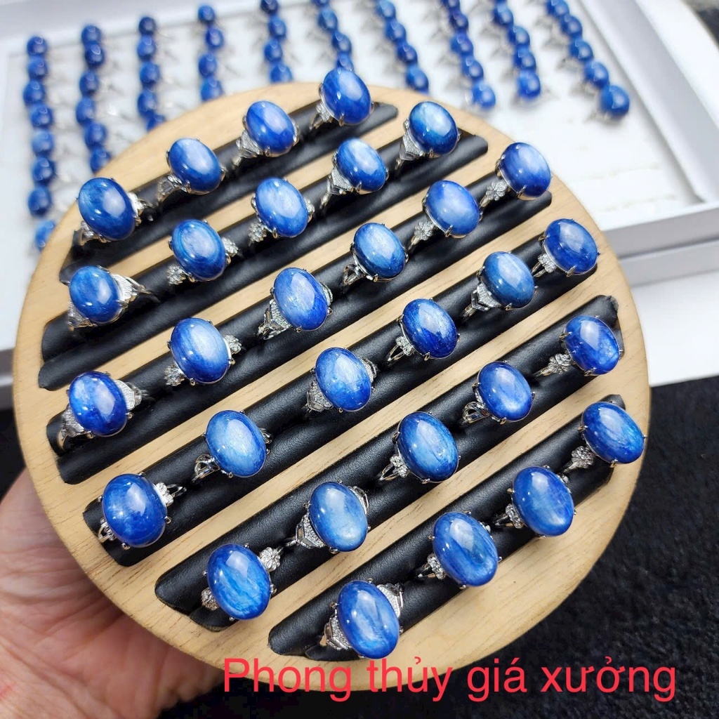 Nhẫn khung ti tan kyan nite freesize