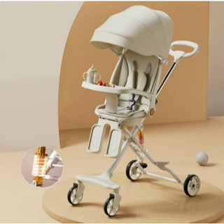 Xe đẩy nâng cấp M9 2 chiều 3 tư thế ngả sâu có giảm sóc cho bé yêu _KHO SỈ kèm đệm và mái che - ghế tựa lưng ngả sâu