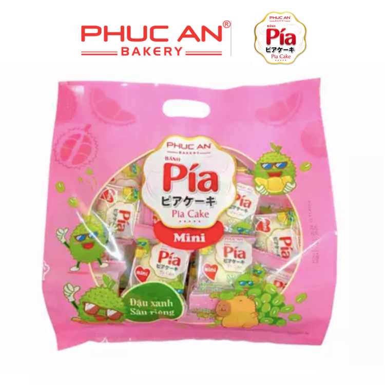 Bánh Pía Mini Chay Phúc An Gói 400gr - 20 Bánh/Túi