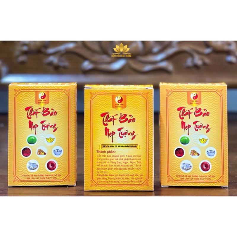 Bộ cốt thất bảo nạp tượng thần tài thổ địa,bộ cốt nạp linh vật cóc tỳ hưu,bộ cốt đầy đủ nạp ban thần tài