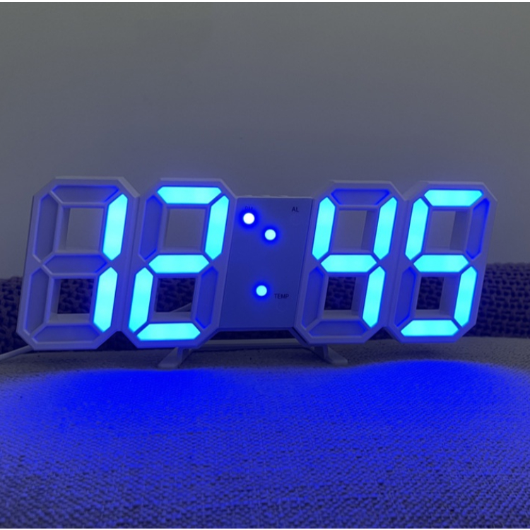 Đồng Hồ Để Bàn LED Decor Báo Thức Điện Tử Treo Tường Led 3D Số To nhìn giờ rõ ngày đêm cảm biến độ sáng tự động