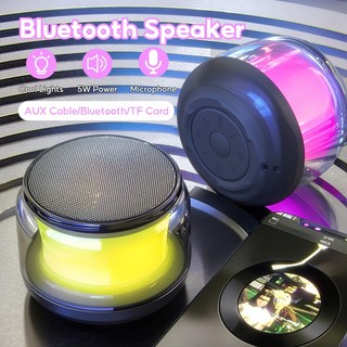Loa Bluetooth S300 Nhỏ Gọn Âm Thanh Hay Cầm Tay Dòng Loa Mini Pin Trâu Có Hỗ Trợ Thẻ Nhớ Đèn LedRGB