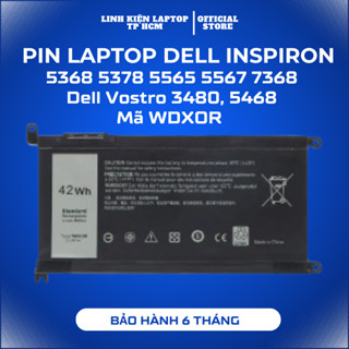Pin Laptop Dell Inspiron 5480 5567 5568 5570 5580 7460 7570 7573 7579 3590 Vostro Inspiron 3480 3580 5468 5568 WDX0R ZIN