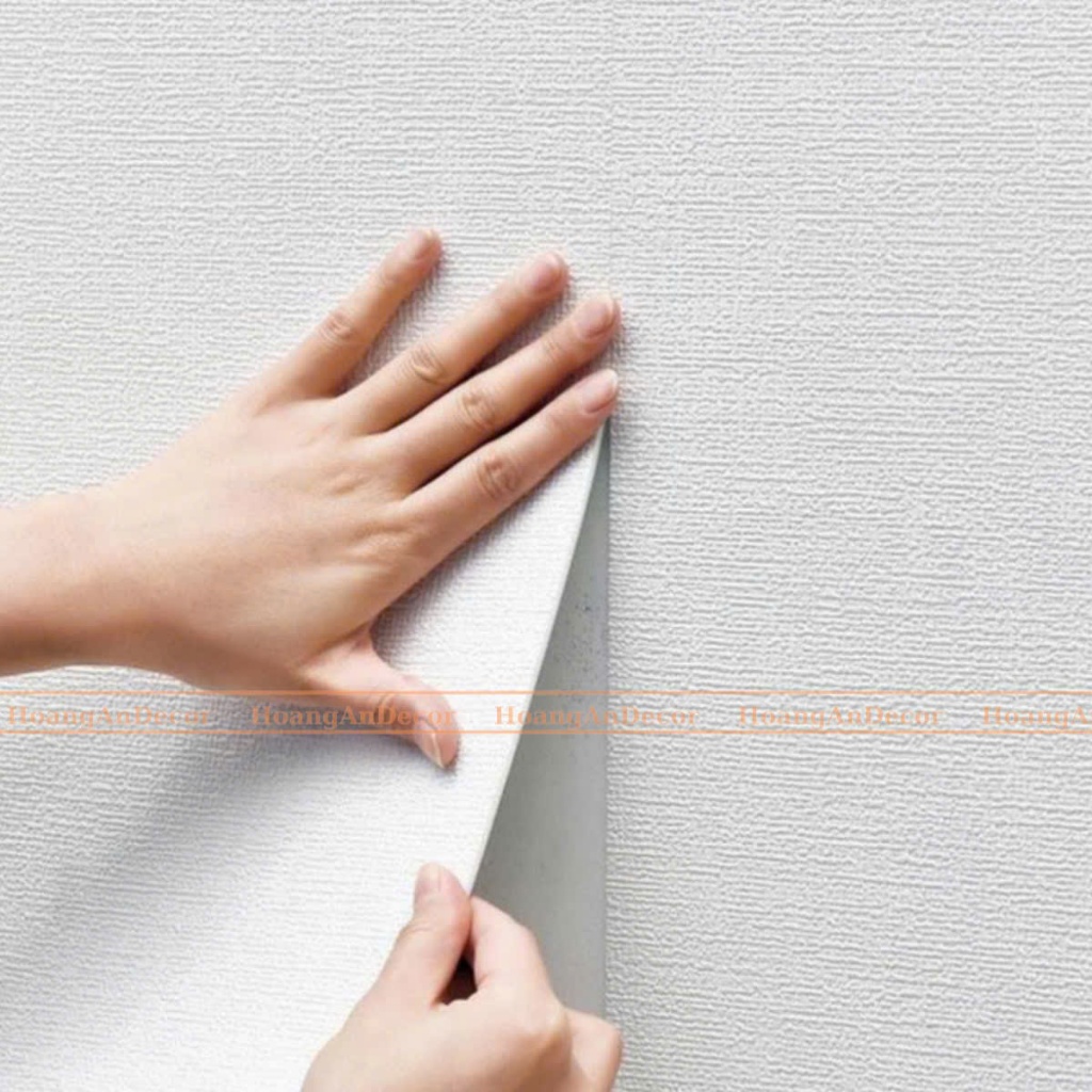 cuộn 9 mét xốp dán tường vân nhám, ngang 50 cm mặt sau có keo dán cho tường phẳng mịn và láng nhẵn | BigBuy360 - bigbuy360.vn